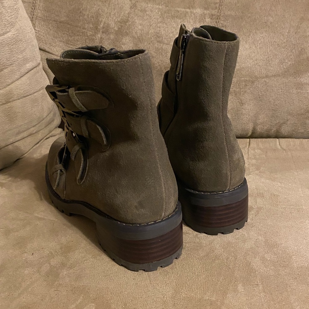 Blondo Waterproof Leather Moto Buckle Ankle Boots | Weatherproof Chic - Picture 9 of 10